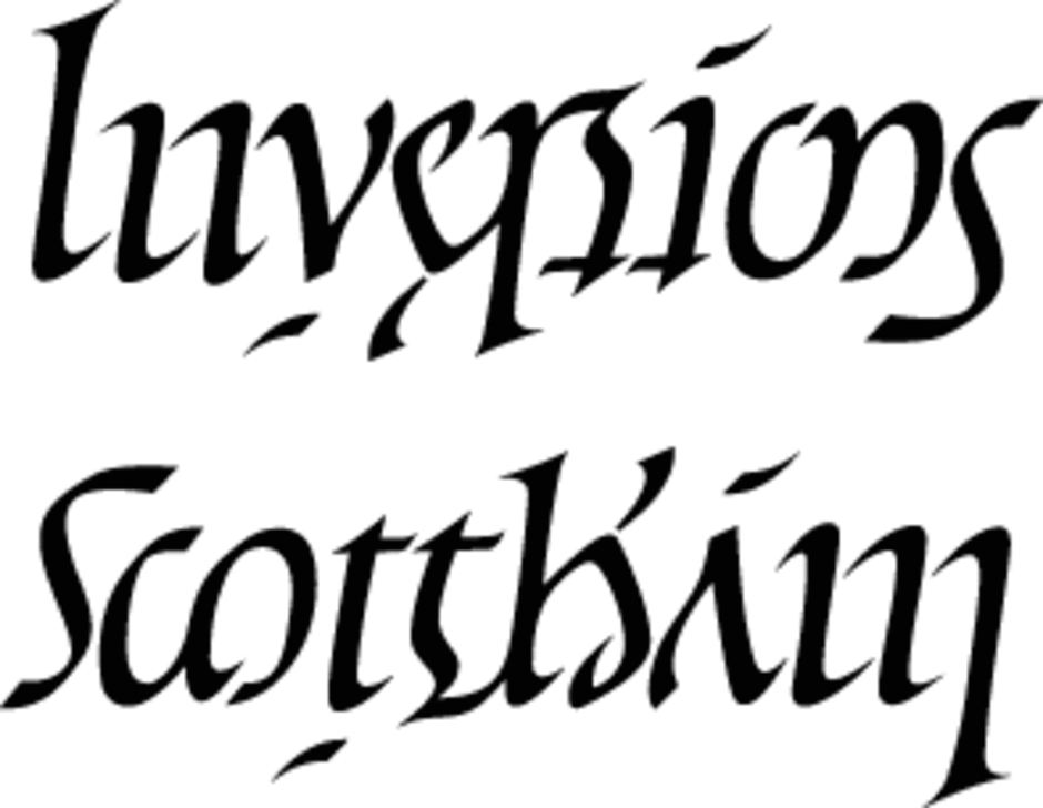 ambigram - Inversions