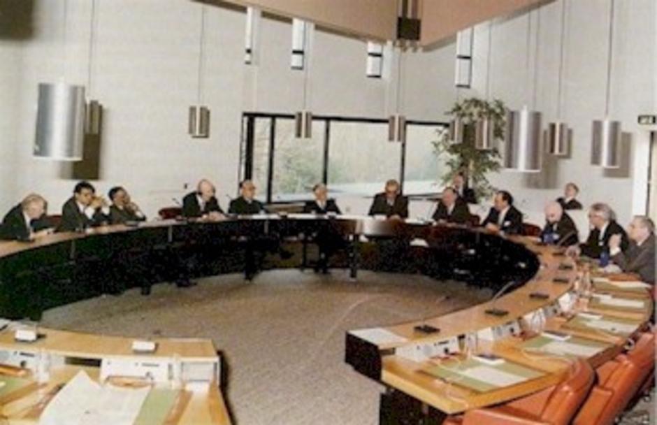 The deliberation room of ICJ