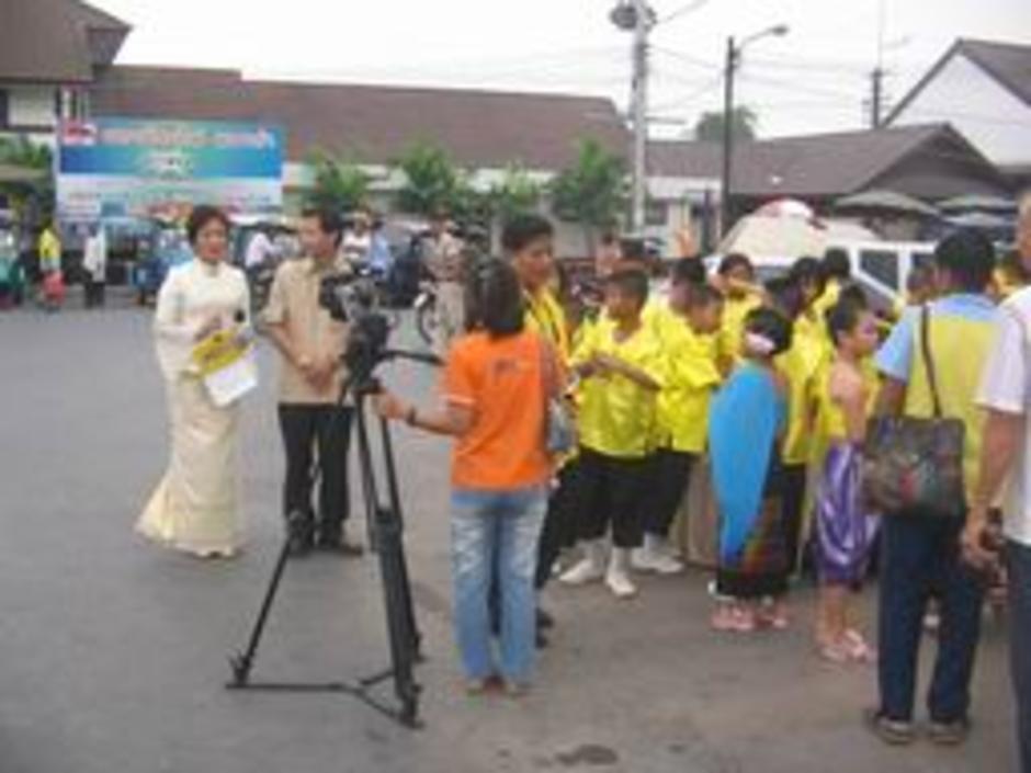 พิธีกรเตรียมบันทึกเทป พิธีกรเตรียมบันทึกเทป