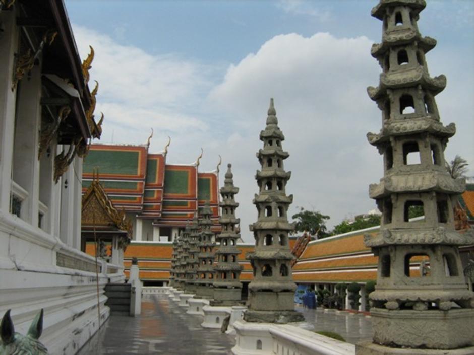 ภาพด้านข้างของพระวิหารหลวงวัดสุทัศน์