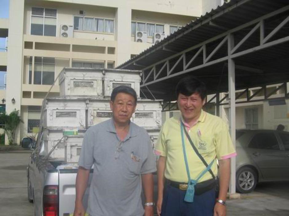 อาจารย์สว่าง และอาจารย์ beeman