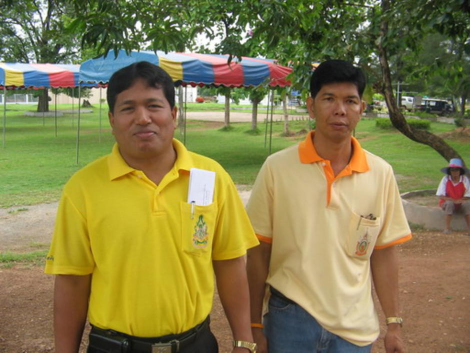 ผอ.โรงเรียนบ้านนายาง และ นายกอบต.นายาง