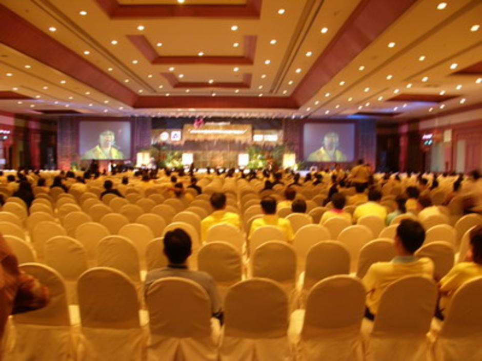 ช่วงเช้าก่อนงานเริ่ม