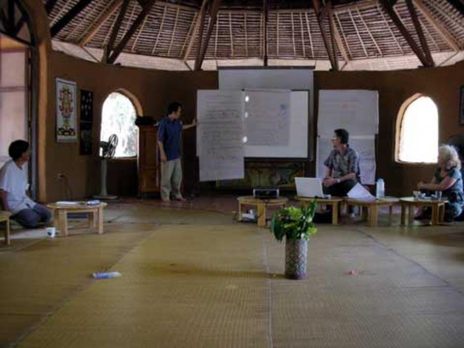 Pic. 1 The Science of Oneness workshop at Ashram Wonsanit, 8-9 Mar.08
