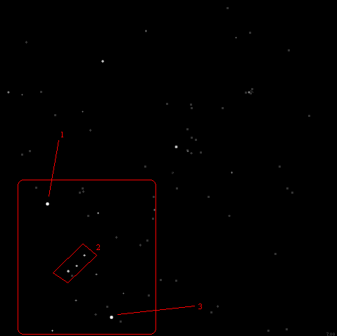 Orion with marks