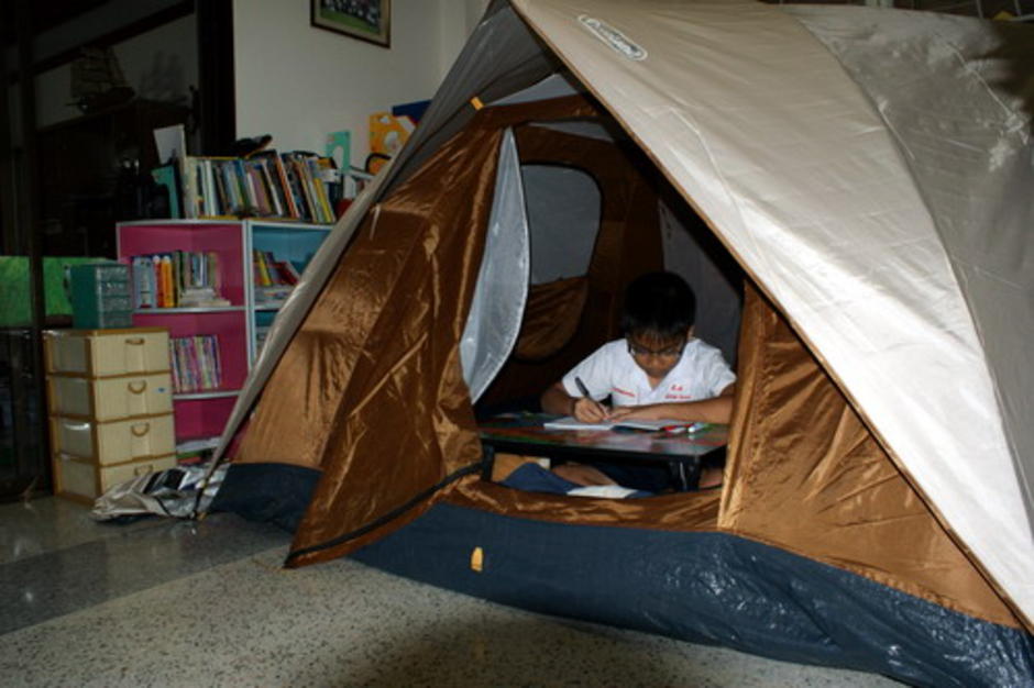 indoor camping