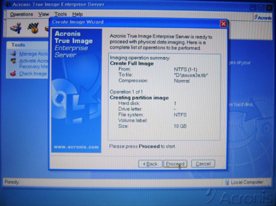 acronis true image enterprise server 8.1.945 iso