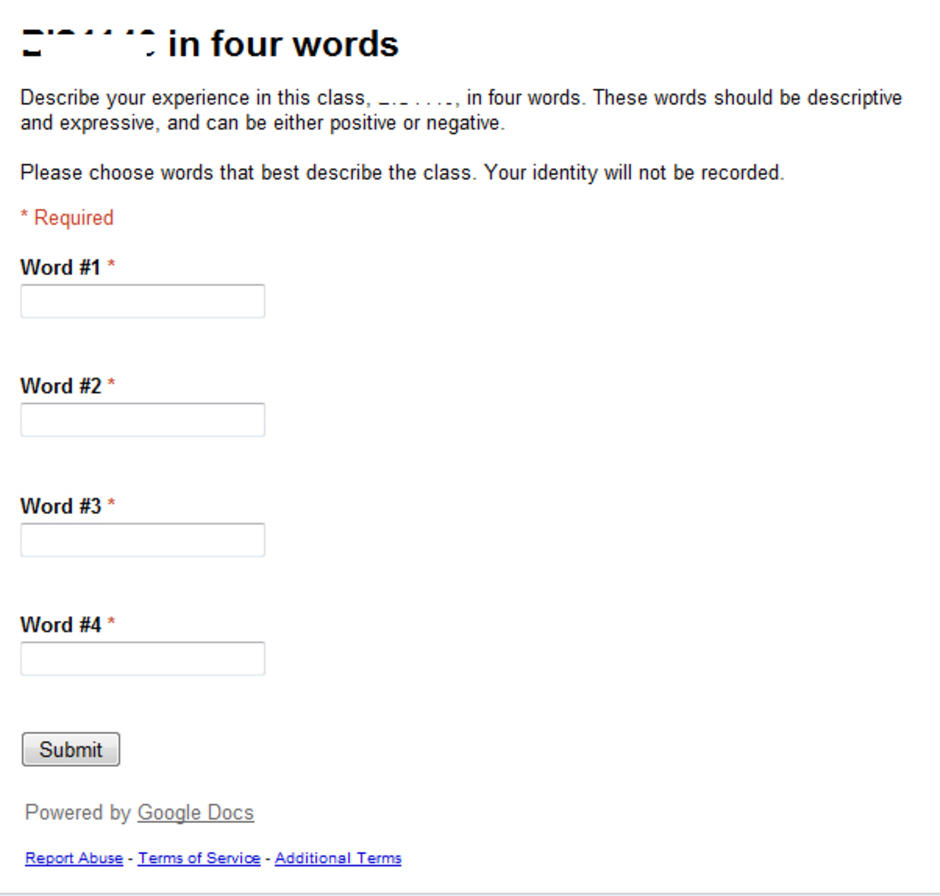 google form